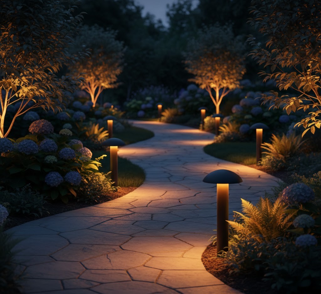 Elegant pathway lighting design